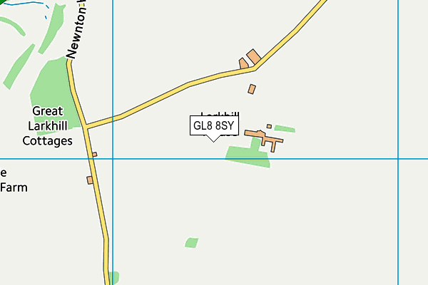 GL8 8SY map - OS VectorMap District (Ordnance Survey)