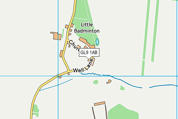 GL9 1AB map - OS VectorMap District (Ordnance Survey)