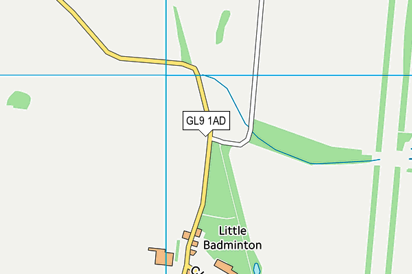 GL9 1AD map - OS VectorMap District (Ordnance Survey)