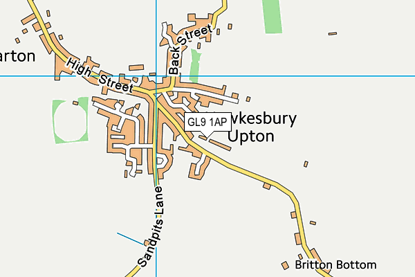 GL9 1AP map - OS VectorMap District (Ordnance Survey)