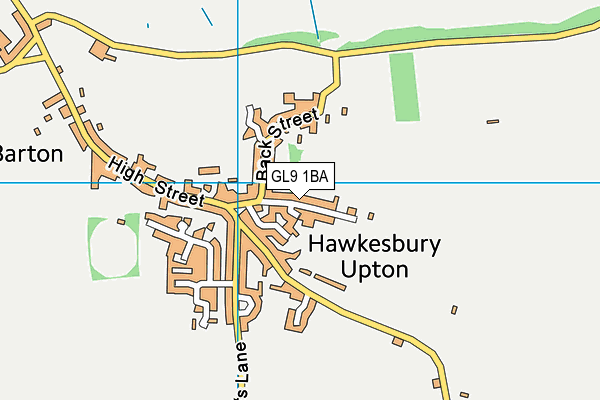 GL9 1BA map - OS VectorMap District (Ordnance Survey)