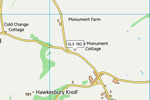 GL9 1BQ map - OS VectorMap District (Ordnance Survey)