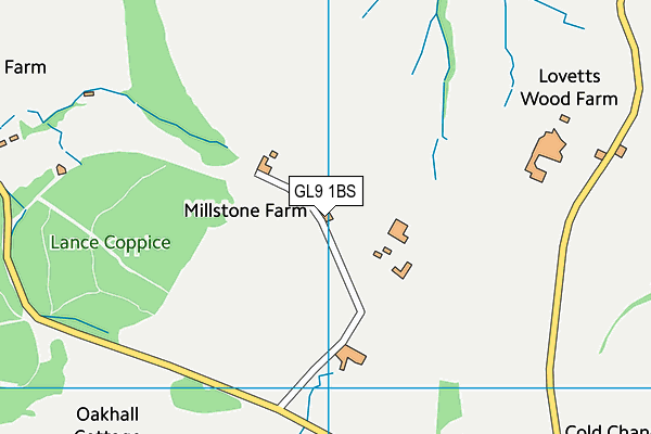 GL9 1BS map - OS VectorMap District (Ordnance Survey)