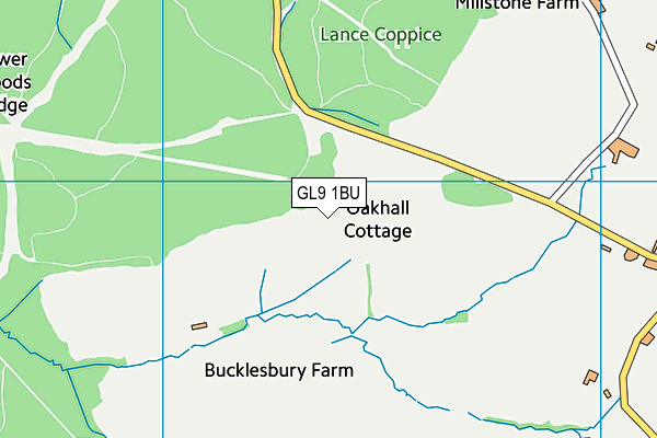 GL9 1BU map - OS VectorMap District (Ordnance Survey)