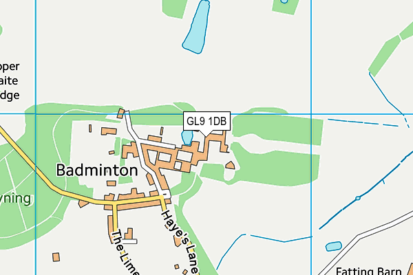 GL9 1DB map - OS VectorMap District (Ordnance Survey)