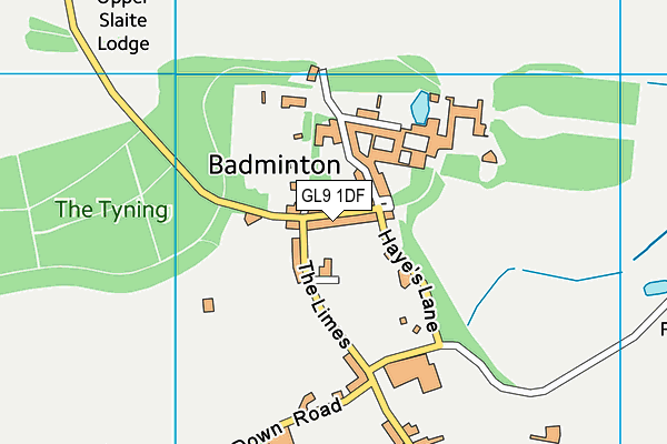 GL9 1DF map - OS VectorMap District (Ordnance Survey)