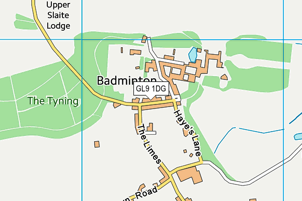 GL9 1DG map - OS VectorMap District (Ordnance Survey)