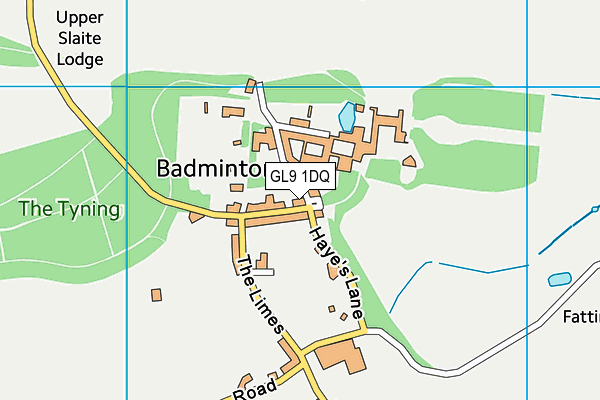 GL9 1DQ map - OS VectorMap District (Ordnance Survey)