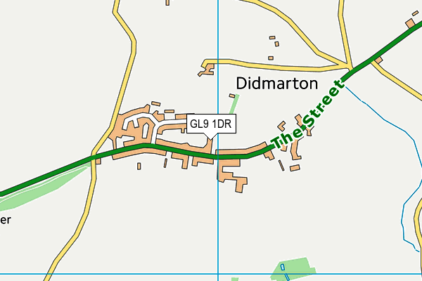 GL9 1DR map - OS VectorMap District (Ordnance Survey)
