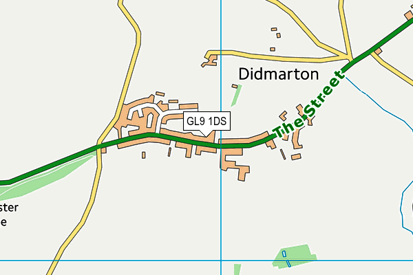 GL9 1DS map - OS VectorMap District (Ordnance Survey)