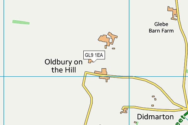 GL9 1EA map - OS VectorMap District (Ordnance Survey)