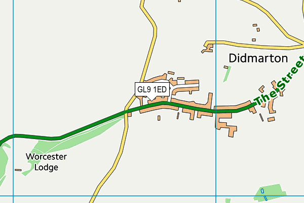 GL9 1ED map - OS VectorMap District (Ordnance Survey)