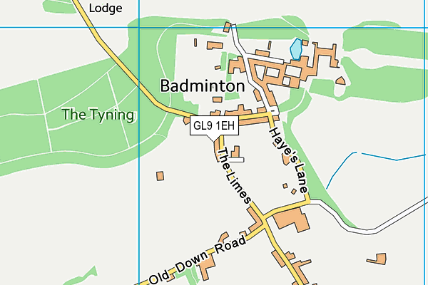 GL9 1EH map - OS VectorMap District (Ordnance Survey)