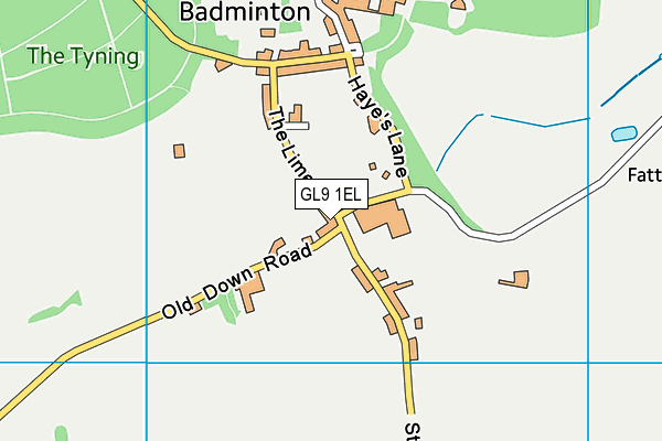 GL9 1EL map - OS VectorMap District (Ordnance Survey)