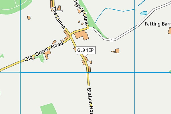 GL9 1EP map - OS VectorMap District (Ordnance Survey)