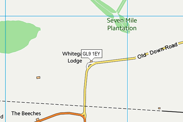 GL9 1EY map - OS VectorMap District (Ordnance Survey)