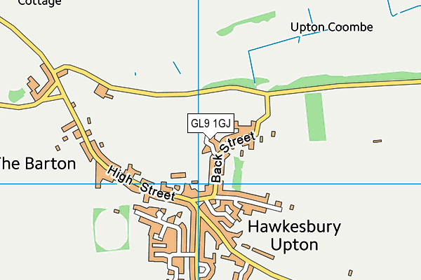 GL9 1GJ map - OS VectorMap District (Ordnance Survey)