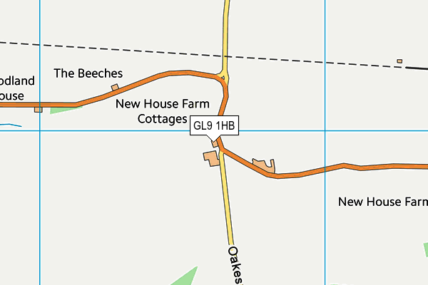 GL9 1HB map - OS VectorMap District (Ordnance Survey)