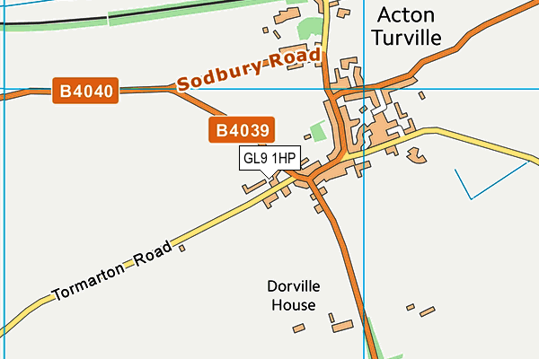 GL9 1HP map - OS VectorMap District (Ordnance Survey)