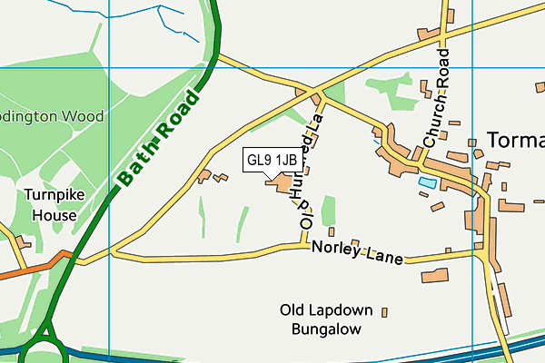 GL9 1JB map - OS VectorMap District (Ordnance Survey)