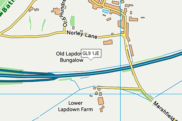 GL9 1JE map - OS VectorMap District (Ordnance Survey)