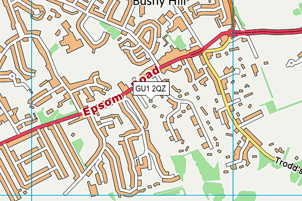 Map of THE STREET (ALBURY) LIMITED at district scale