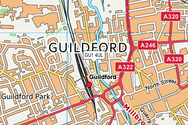 Ordnance Survey Map Guildford Gu1 4Ul Maps, Stats, And Open Data