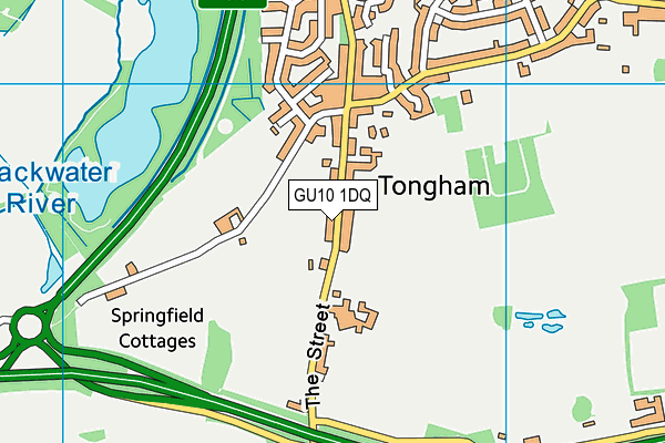 Map of 22 THE STREET (TONGHAM) LIMITED at district scale