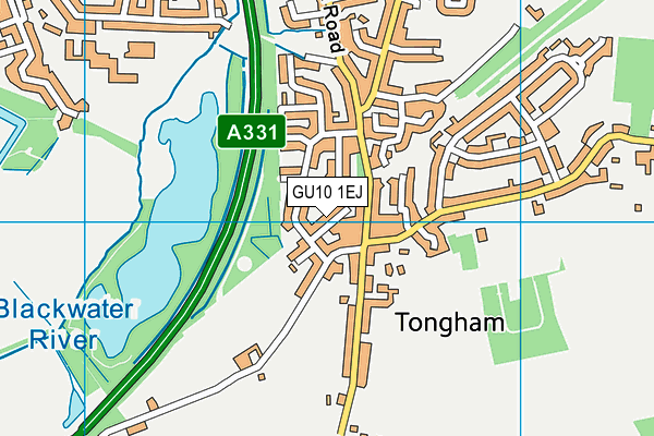 GU10 1EJ map - OS VectorMap District (Ordnance Survey)