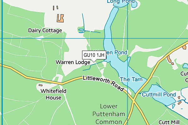 GU10 1JH map - OS VectorMap District (Ordnance Survey)