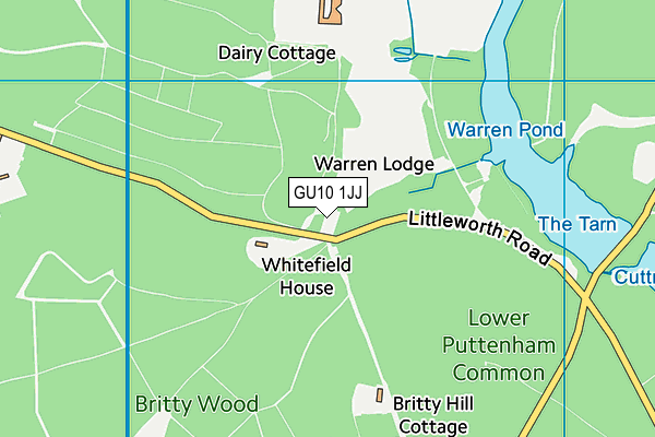 GU10 1JJ map - OS VectorMap District (Ordnance Survey)