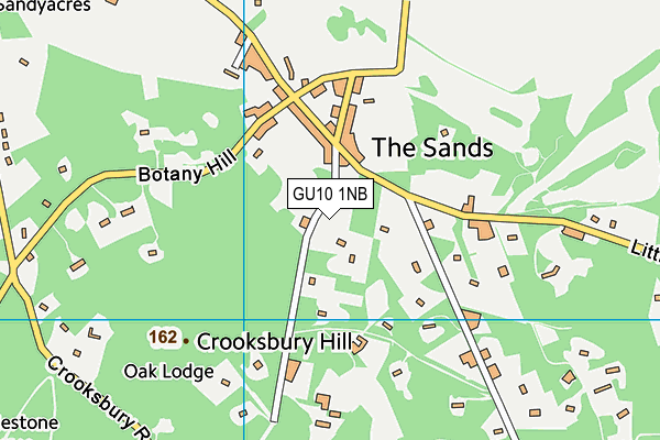 GU10 1NB map - OS VectorMap District (Ordnance Survey)