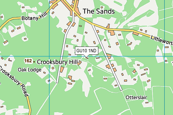 GU10 1ND map - OS VectorMap District (Ordnance Survey)