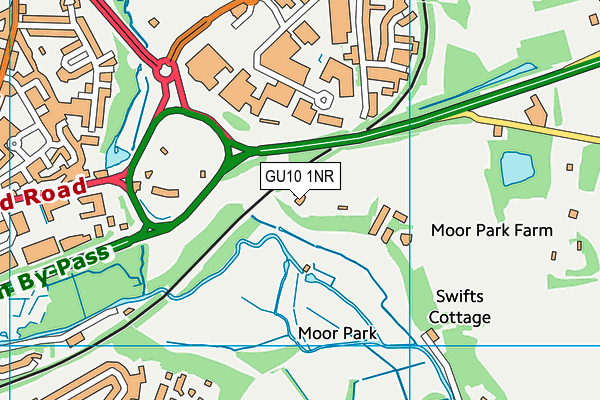 GU10 1NR map - OS VectorMap District (Ordnance Survey)