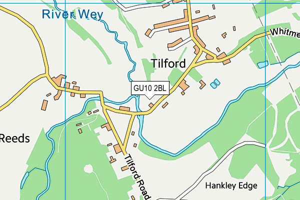 GU10 2BL map - OS VectorMap District (Ordnance Survey)