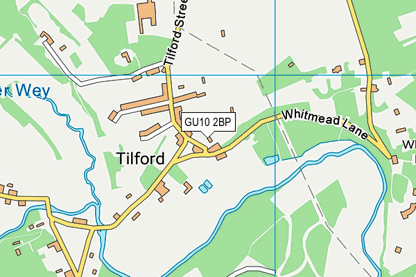 GU10 2BP map - OS VectorMap District (Ordnance Survey)