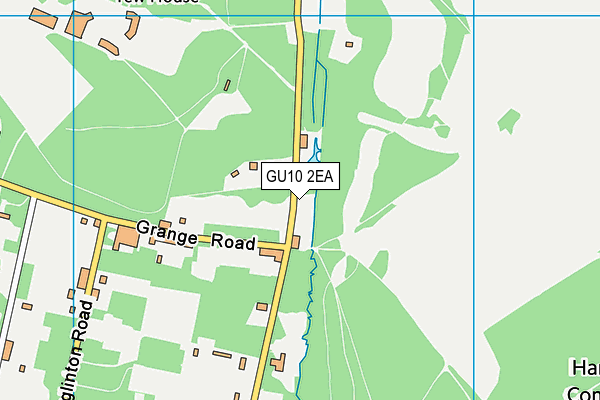 GU10 2EA map - OS VectorMap District (Ordnance Survey)