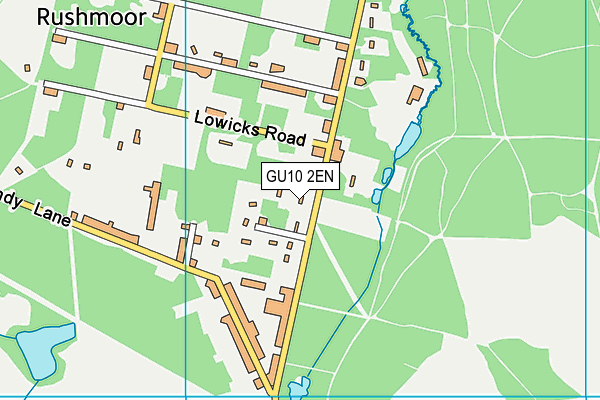 GU10 2EN map - OS VectorMap District (Ordnance Survey)