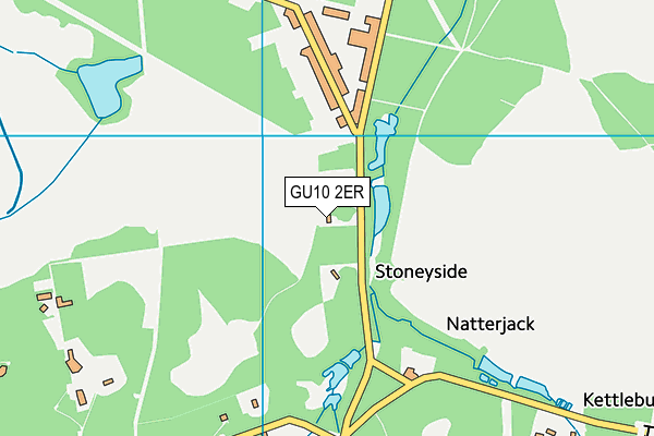 GU10 2ER map - OS VectorMap District (Ordnance Survey)