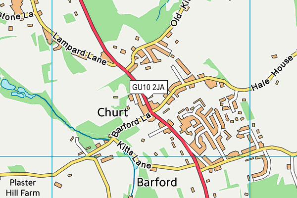 Map of CHURT GARDEN MACHINERY LTD at district scale