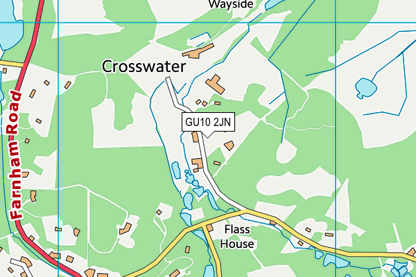 GU10 2JN map - OS VectorMap District (Ordnance Survey)