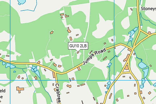 GU10 2LB map - OS VectorMap District (Ordnance Survey)