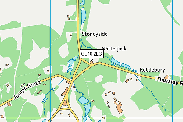 GU10 2LG map - OS VectorMap District (Ordnance Survey)