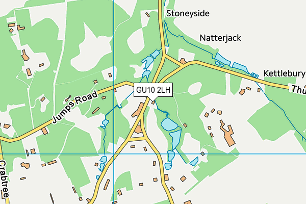 GU10 2LH map - OS VectorMap District (Ordnance Survey)