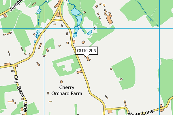 GU10 2LN map - OS VectorMap District (Ordnance Survey)