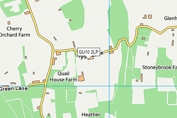 GU10 2LP map - OS VectorMap District (Ordnance Survey)