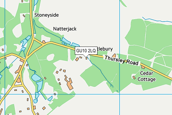 GU10 2LQ map - OS VectorMap District (Ordnance Survey)