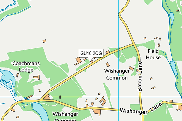 GU10 2QG map - OS VectorMap District (Ordnance Survey)
