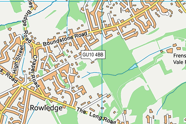 GU10 4BB map - OS VectorMap District (Ordnance Survey)