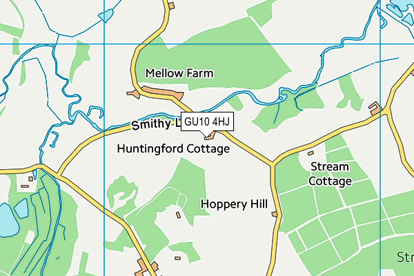 GU10 4HJ map - OS VectorMap District (Ordnance Survey)